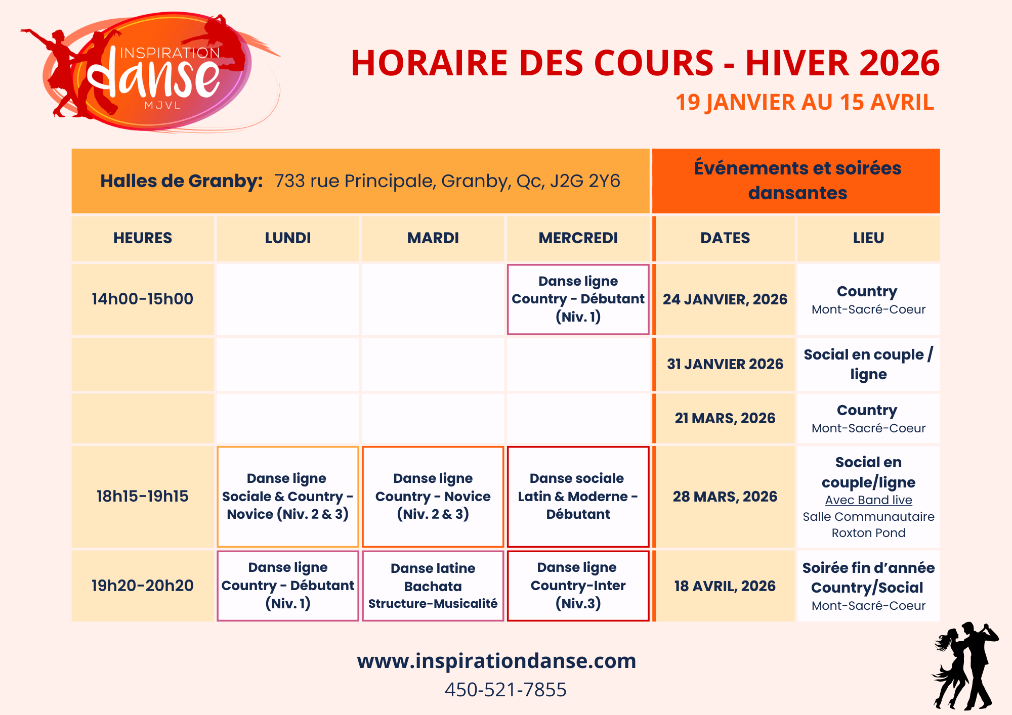Inscription aux cours image